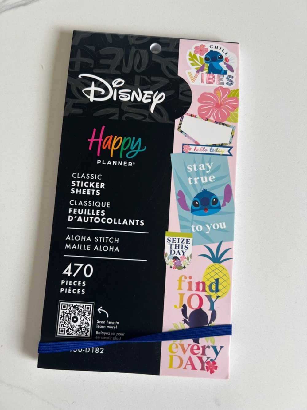 Disney Happy Planner Aloha Stitch Sticker Book - journal stickers